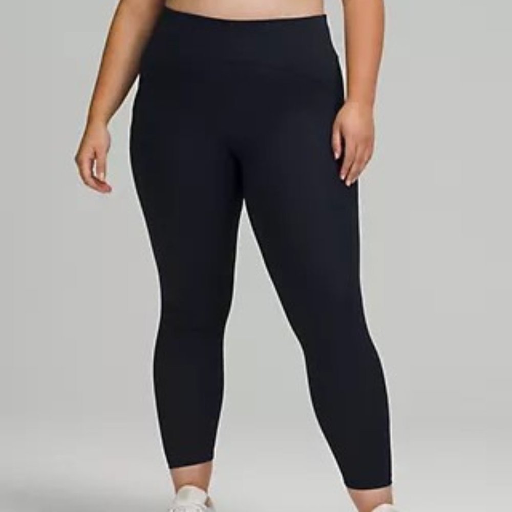 Lululemon Power Thru High Rise Tight Sz. 8 Navy